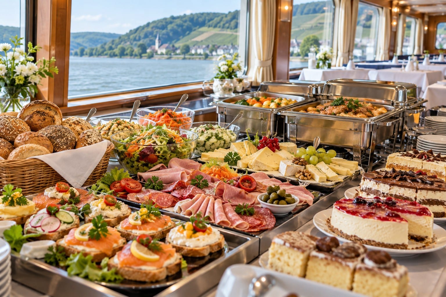 Buffet auf der Santa Monika 3